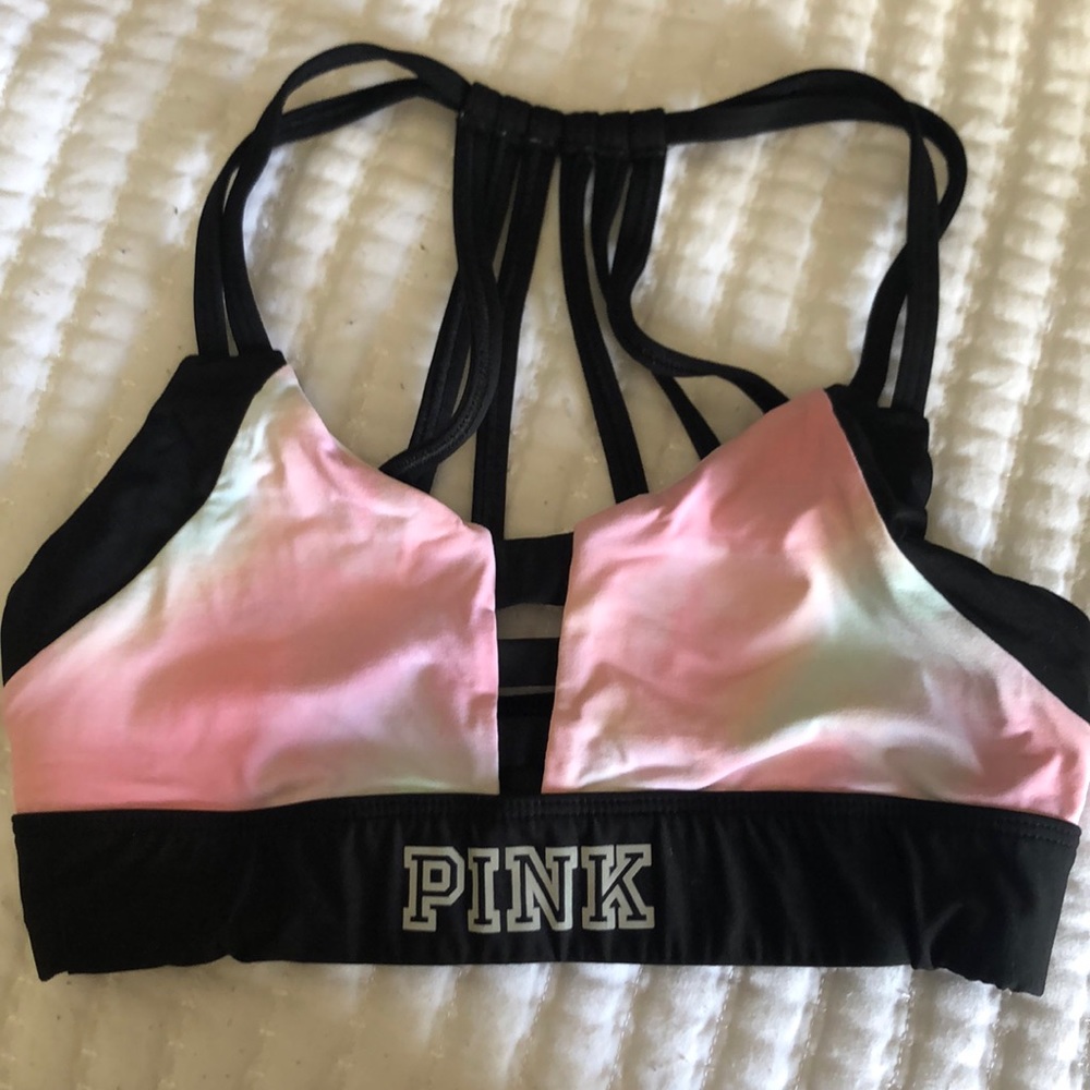 Pink xs sports bra